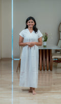 White Serenity Nightdress – Short Sleeve