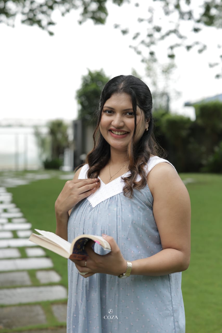 Blue Floral Nightdress