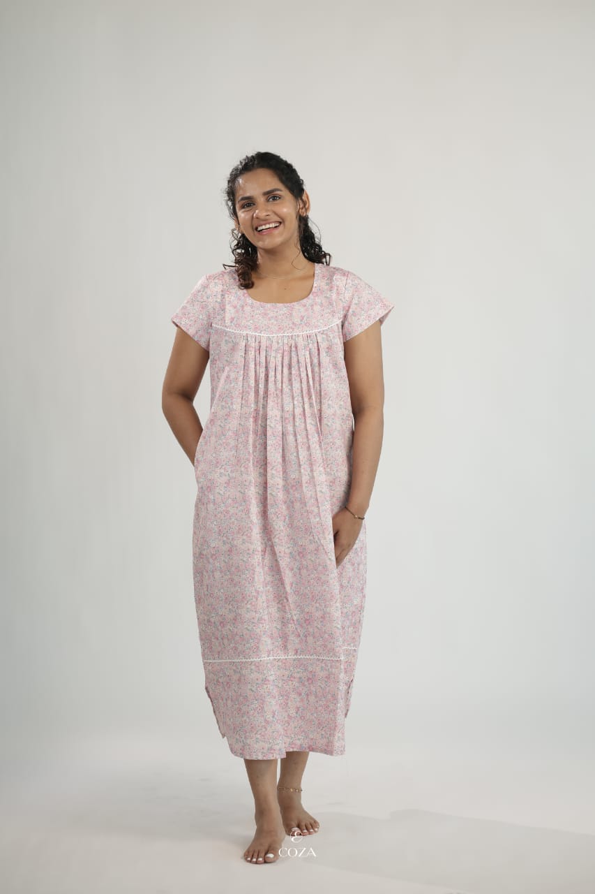 Pink Floral Nightdress