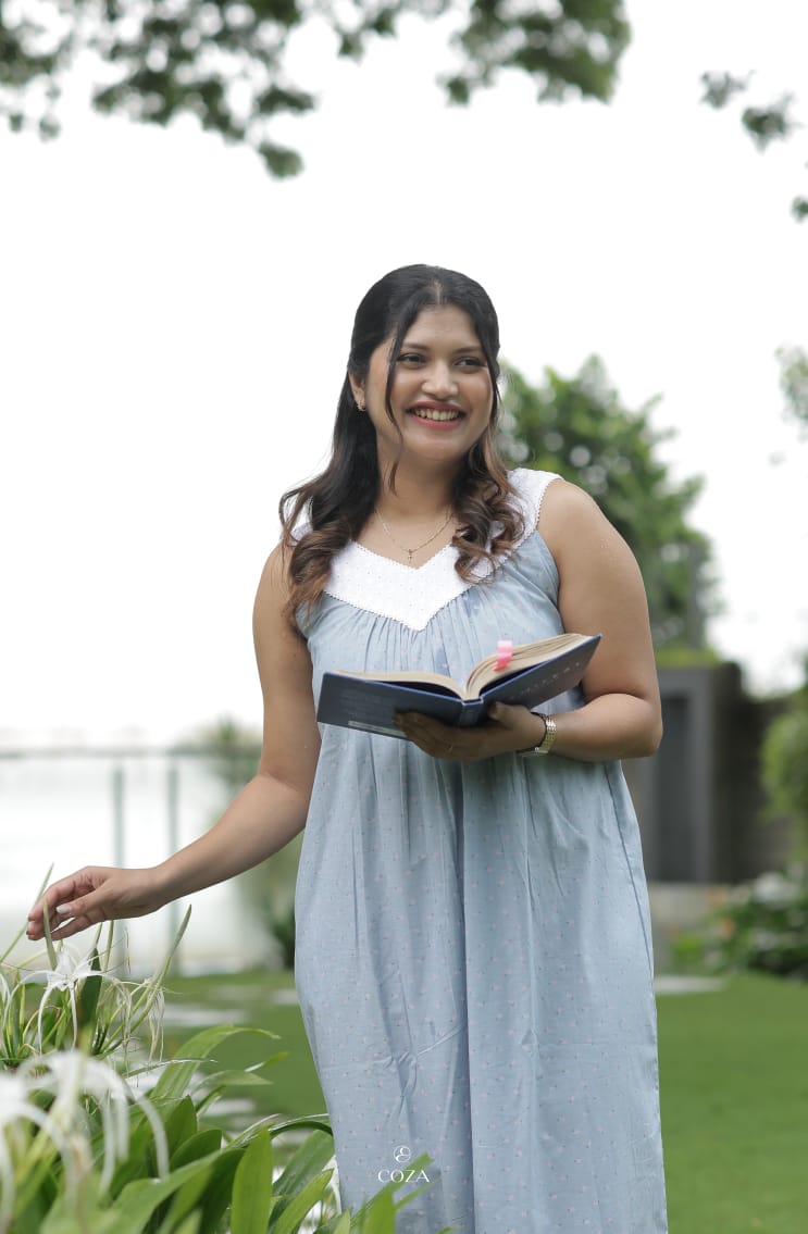 Blue Floral Nightdress