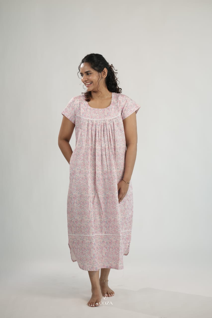 Pink Floral Nightdress