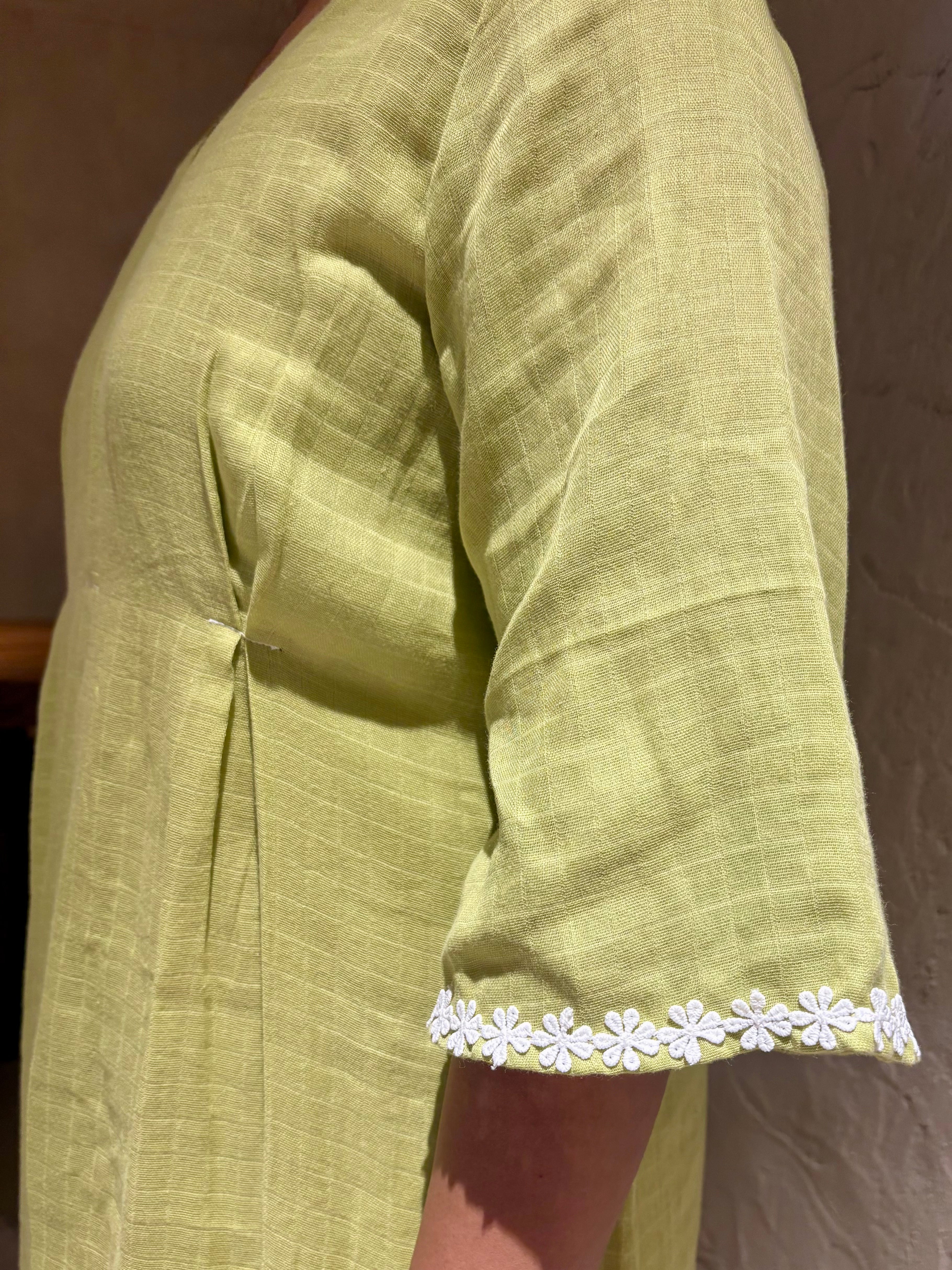 Green Pintuck