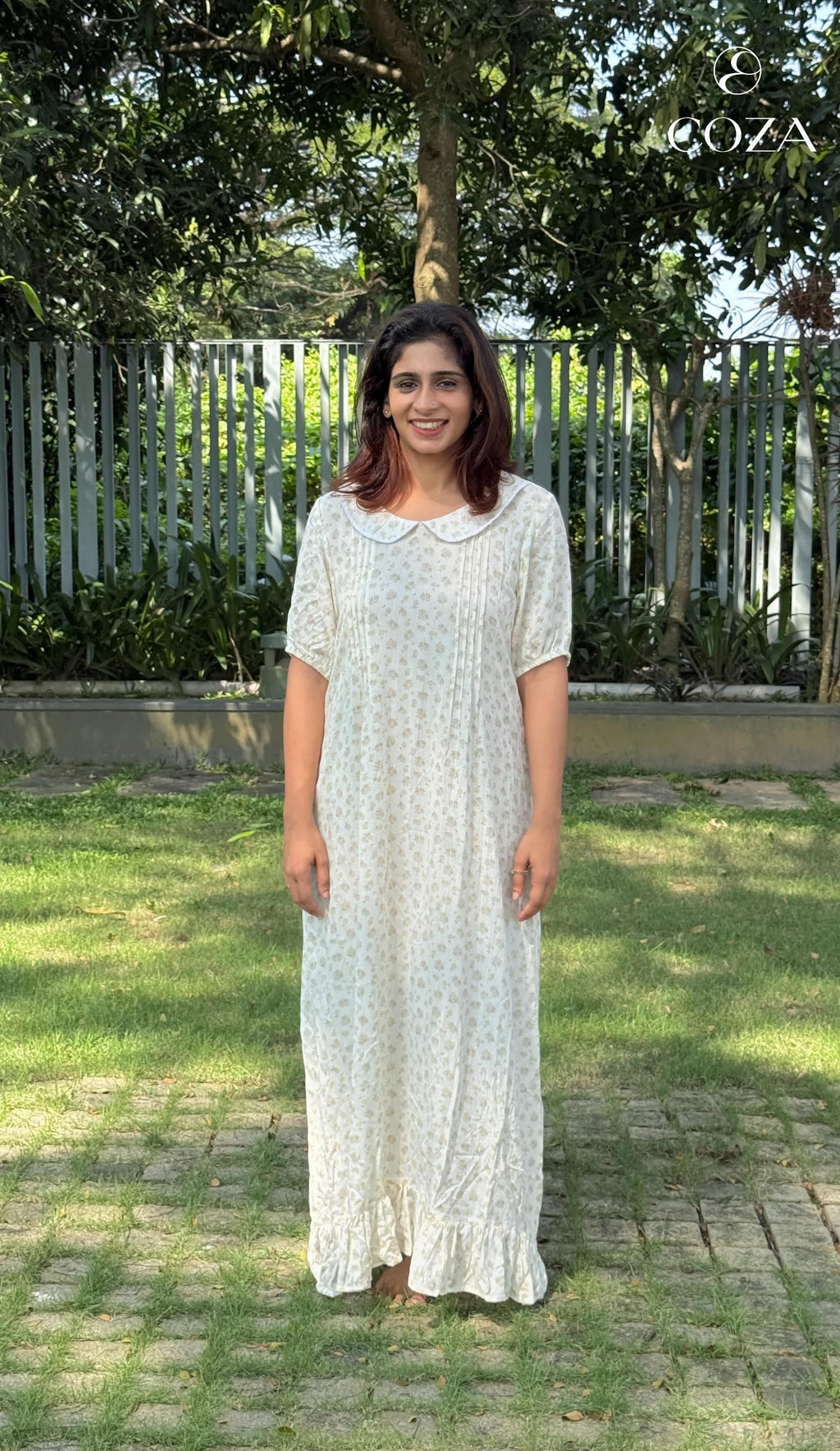 Green and Yellow Floral