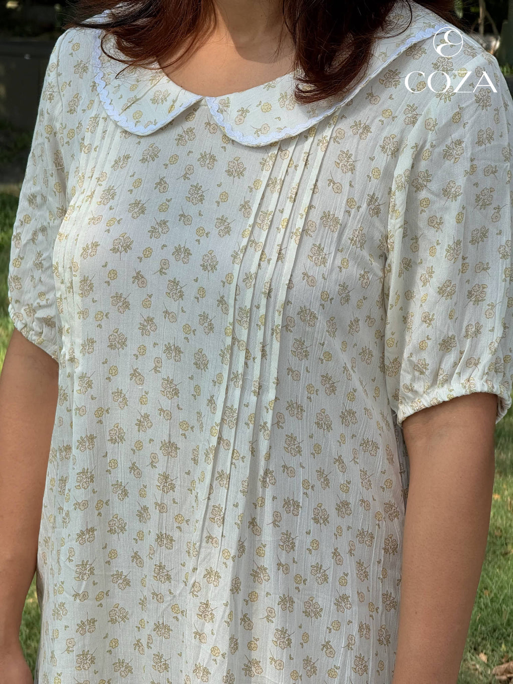 Green and Yellow Floral